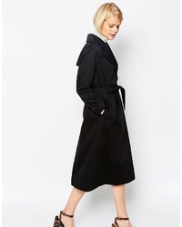 Женский черный плащ от Asos