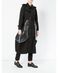 Женский черный плащ от Comme des Garcons