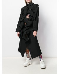 Женский черный плащ от Comme des Garcons