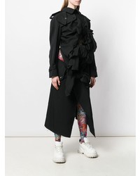 Женский черный плащ от Comme des Garcons