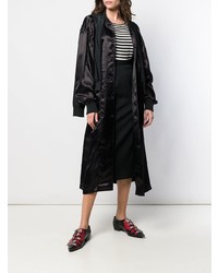 Женский черный плащ от Comme des Garcons