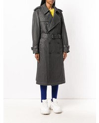 Женский черный плащ от Maison Margiela