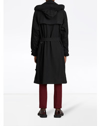 Мужской черный плащ от Burberry