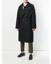 Мужской черный плащ от Marni