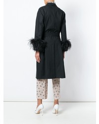 Женский черный плащ от Prada