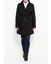 Женский черный плащ от Fiorella Rubino