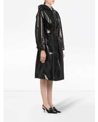 Женский черный плащ от Prada