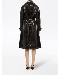 Женский черный плащ от Prada