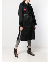 Женский черный плащ от Diesel