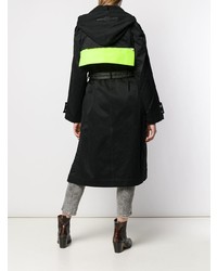 Женский черный плащ от Diesel