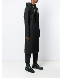 Мужской черный плащ от Rick Owens