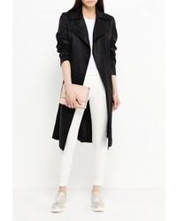 Женский черный плащ от Karl Lagerfeld