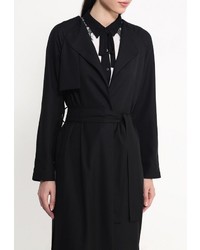 Женский черный плащ от LAMANIA