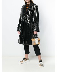 Женский черный плащ от John Elliott