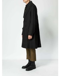 Мужской черный плащ от Ann Demeulemeester