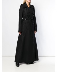 Женский черный плащ от Ann Demeulemeester