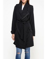 Женский черный плащ от LOST INK