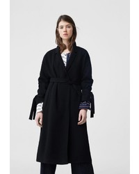 Женский черный плащ от Mango