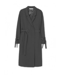 Женский черный плащ от Mango