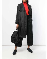 Женский черный плащ от Prada