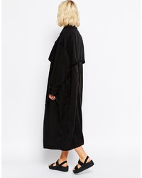 Женский черный плащ от Cheap Monday