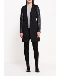 Женский черный плащ от Replay