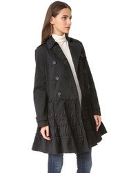 Женский черный плащ от RED Valentino