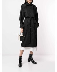 Женский черный плащ от Eudon Choi