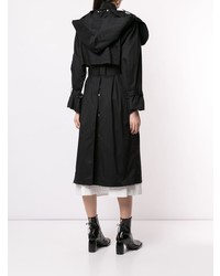 Женский черный плащ от Eudon Choi