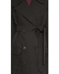 Женский черный плащ от Alexander Wang