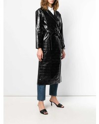 Женский черный плащ от Totême