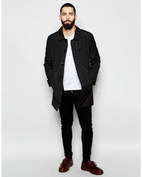 Мужской черный плащ от ONLY & SONS