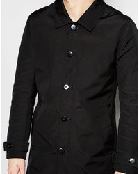 Мужской черный плащ от ONLY & SONS