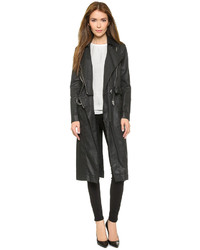 Женский черный плащ от Helmut Lang