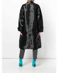 Женский черный плащ от Off-White