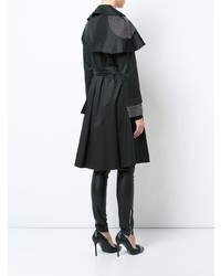 Женский черный плащ от Thomas Wylde