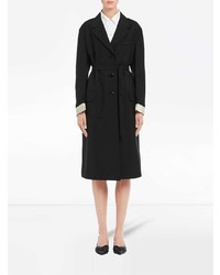 Женский черный плащ от Prada