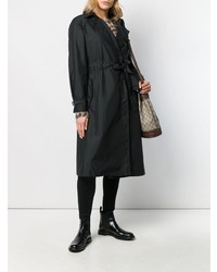 Женский черный плащ от Fay