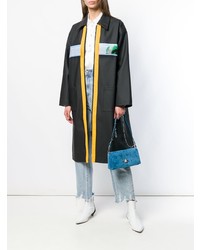 Женский черный плащ от Miu Miu