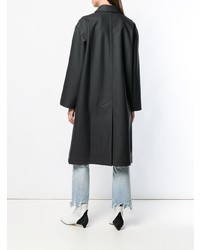 Женский черный плащ от Miu Miu