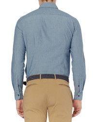 Мужской черный плетеный ремень от Tod's