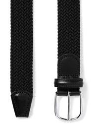 Мужской черный плетеный ремень от Andersons