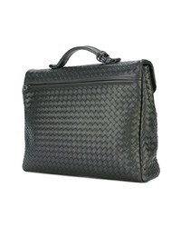 Черный портфель от Bottega Veneta