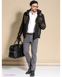 Мужской черный пуховик от 18CRR81 CERRUTI