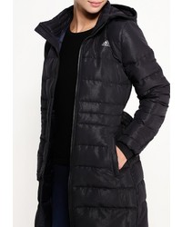 Женский черный пуховик от adidas Performance