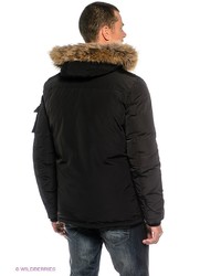 Мужской черный пуховик от Baon