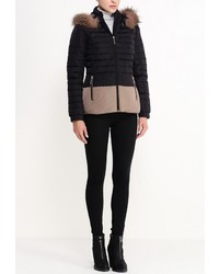 Женский черный пуховик от Baon