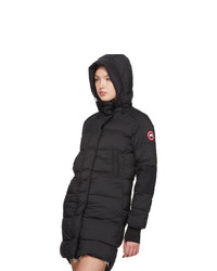 Женский черный пуховик от Canada Goose