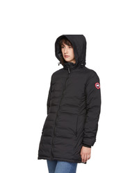 Женский черный пуховик от Canada Goose