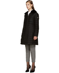 Женский черный пуховик от Moncler Gamme Rouge